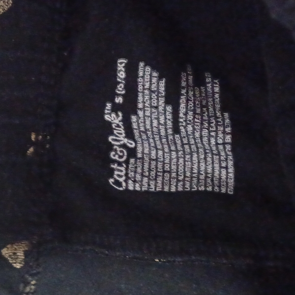 Old Navy and Cat & Jack full length graphic heart leggings size 6-7 - Picture 8 of 9